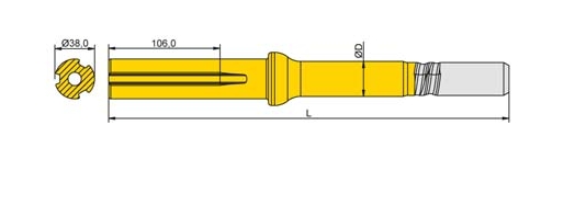 Striking Bar Gardner T38-shandike